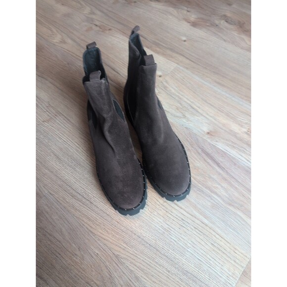 Freda Salvador Brooke Espresso Brown Womens 8.5 Water Resistant - Picture 7 of 13